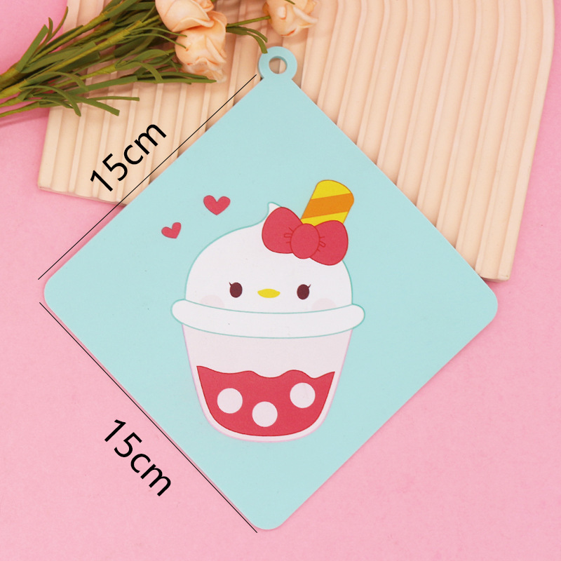 Cherry Blossom Rabbit Coaster, 15 cm